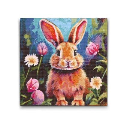 M2_Diamond_Paintings_-_Cheerful_Bunny_with_Flowers