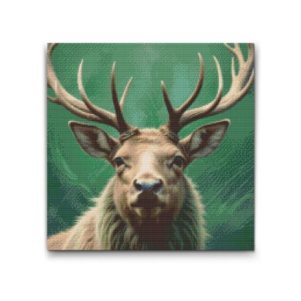 M2_Diamond_Paintings_-_Reindeer_in_shades_of_muted_green