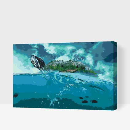 Paint by Number - Island on the Turtle Armor