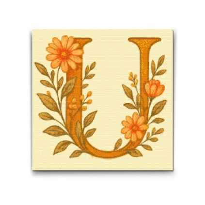 M2_Diamond_Paintings_-_Letter_U_-_Floral_Pattern