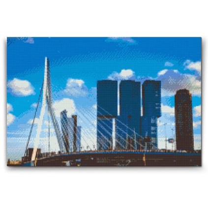 Dijamantne slike - Erazmov most, Rotterdam - Nizozemska