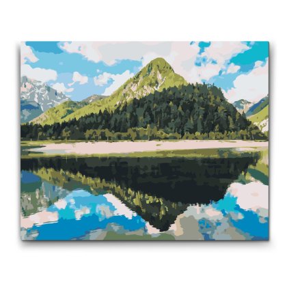 Slikanje po brojevima - Jezero Jasna – Slovenija