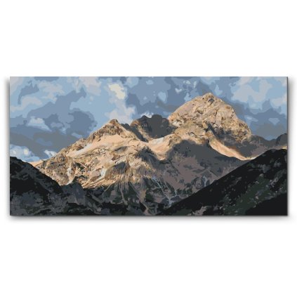 Slikanje po brojevima - Alpe, Triglav - Slovenija
