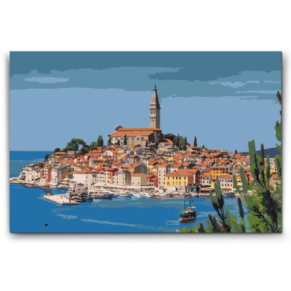 Slikanje po brojevima - Grad Rovinj - Hrvatska