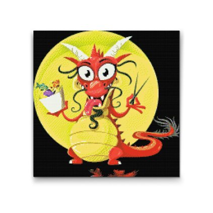 Diamond Painting - Hungry Dragon
