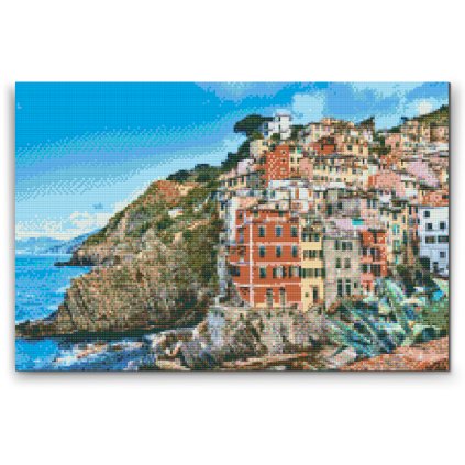 Diamond Painting - Houses by the Coast