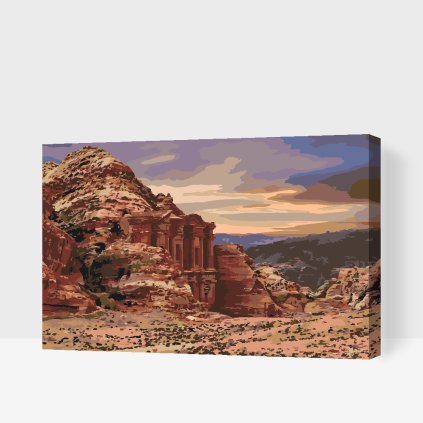 Paint by Number - Petra, Jordan