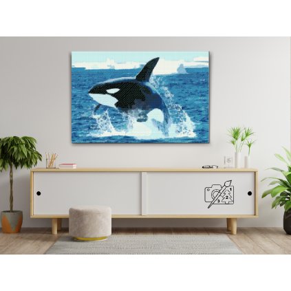 Diamond Painting - Orca Jump