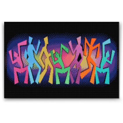 Diamond Painting - Colorful Dance