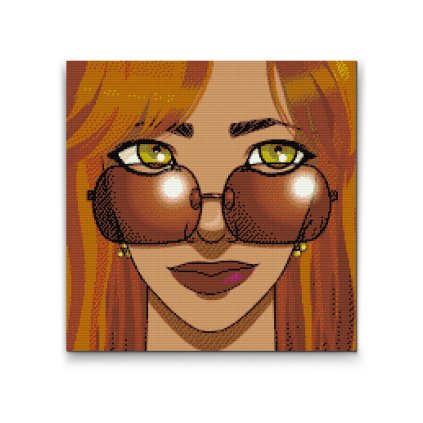 Diamond Painting - View through Sunglasses