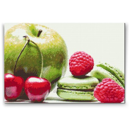 Diamond Painting - Fruits and Macaron
