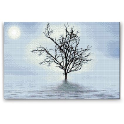 Diamond Painting - Tree in the Fog