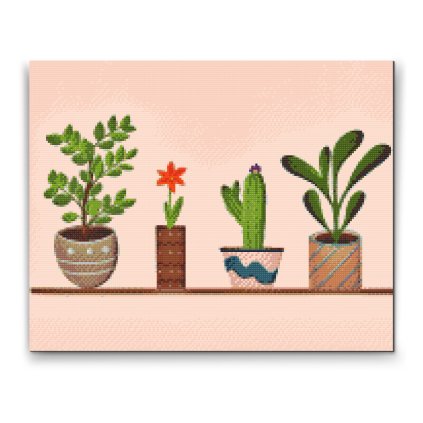 Diamond Painting - Room Flowers