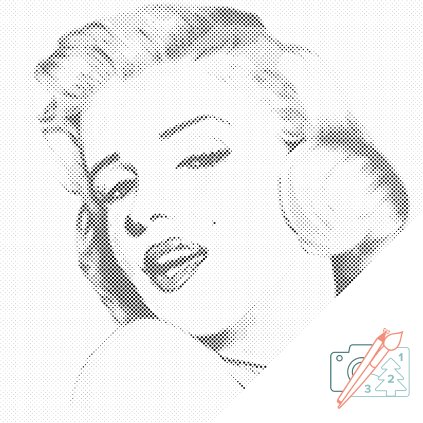 Dotting points - Illustration of Marilyn
