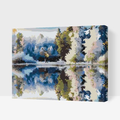 Paint by Number - Deer in the Forest