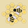 Paint by Number - Bees on a Honeycomb