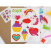 Diamond stickers - Hearts