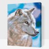 Paint by Number - Profile of Wolf