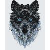Paint by Number - Wolf Mandala