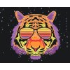 Paint by Number - Tiger with Glasses