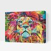 Paint by Number - Colorful Lion 4