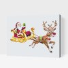 Paint by Number - Santa Claus on his Sleigh