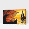 Paint by Number - Mermaid and Sailboat