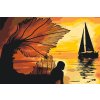 Paint by Number - Mermaid and Sailboat