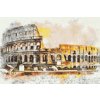 Diamond Painting - Colosseum Illustration