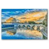 Diamond Painting - St. Angelo Bridge in Rome