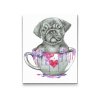 Diamond Painting - Pug in a Painted Mug