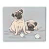 Diamond Painting - Pugs with little balls
