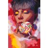 Paint by Number - Woman with a Lollipop