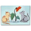 Diamond Painting - Cats and Flower