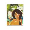 Diamond Painting - Brunette on Beach