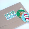 Diamond Decoration - Christmas Decoration (6pcs stickers, 3pcs wood)