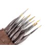 2079 1 paint brushes set brown 12 pcs
