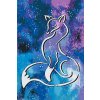 Paint by Number - Fox with a cosmic background