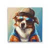 Diamond Painting - Dog with Stylish Glasses 3