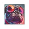 Diamond Painting - Dog with Stylish Glasses 2