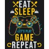 Paint by Number - Eat, Sleep, Play Game, Repeat