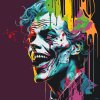 Malování podle čísel - Šílený klaun