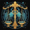 Diamantové malování - Váhy/Libra
