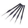 Paint Brushes Set - Black Ergonomic 5 Pcs