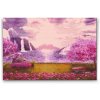 Diamond Painting - Waterfall in the Pink Garden