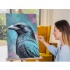 M9_Painting_by_Numbers_-_Raven_in_shades_of_dark_turquoise