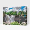 Paint by Number - Birds at the Waterfall