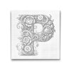 M2_Dotting_Points_-_Letter_P_-_Floral_Pattern