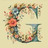 M11_Painting_by_Numbers_-_Letter_G_-_Floral_Pattern