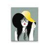Diamond Painting - Lady with Yellow Hat